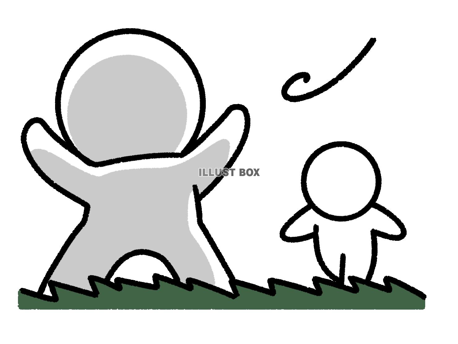 対決する棒人間