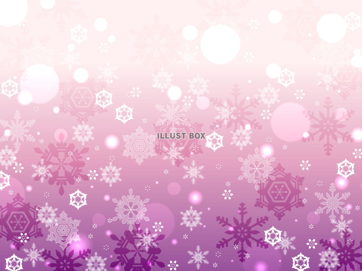 キラキラ雪の背景