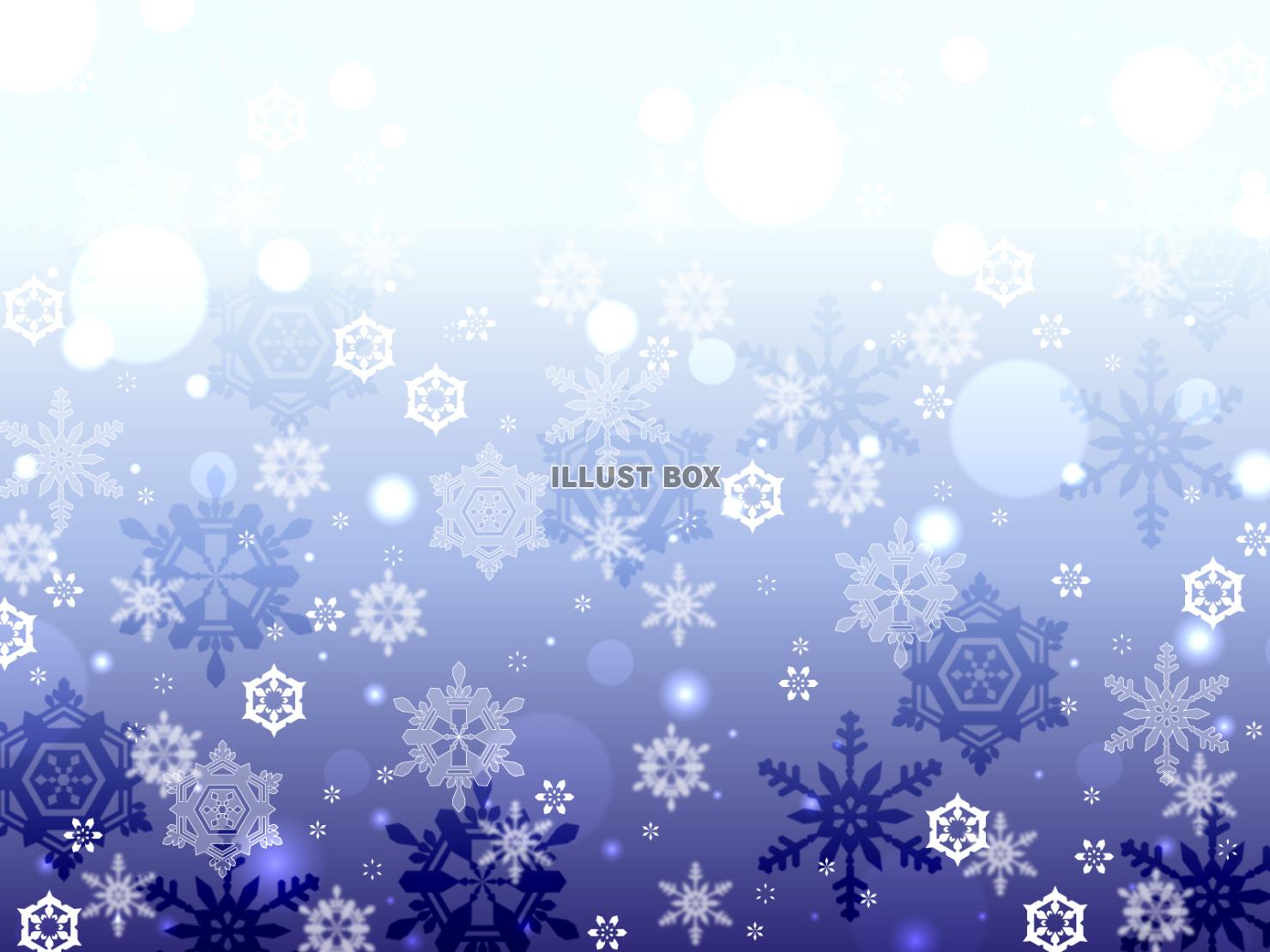 キラキラ雪の背景