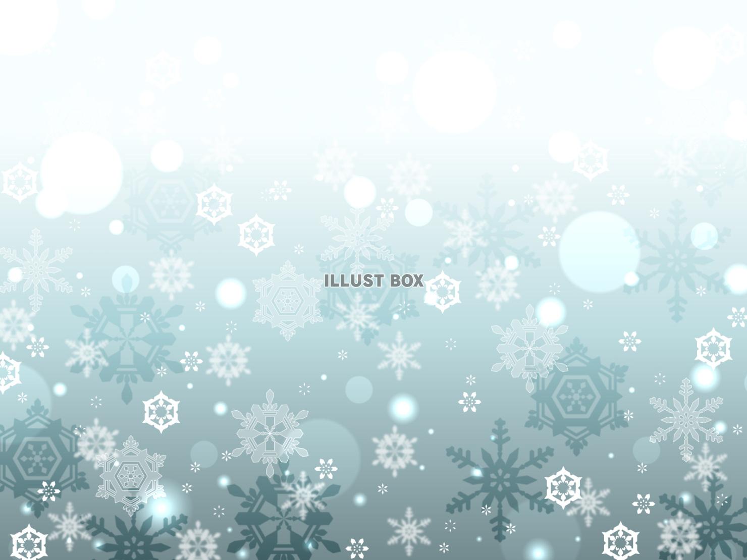 キラキラ雪の背景