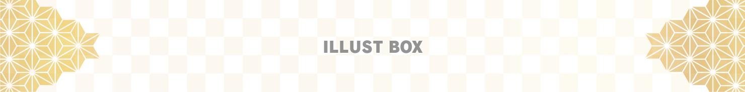 和柄の横長バナー