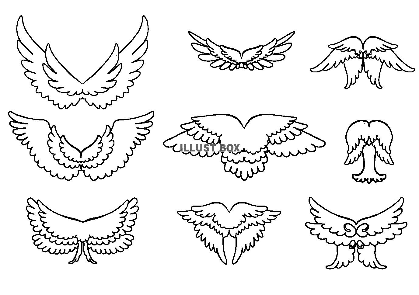 翼モチーフ詰め合わせ
