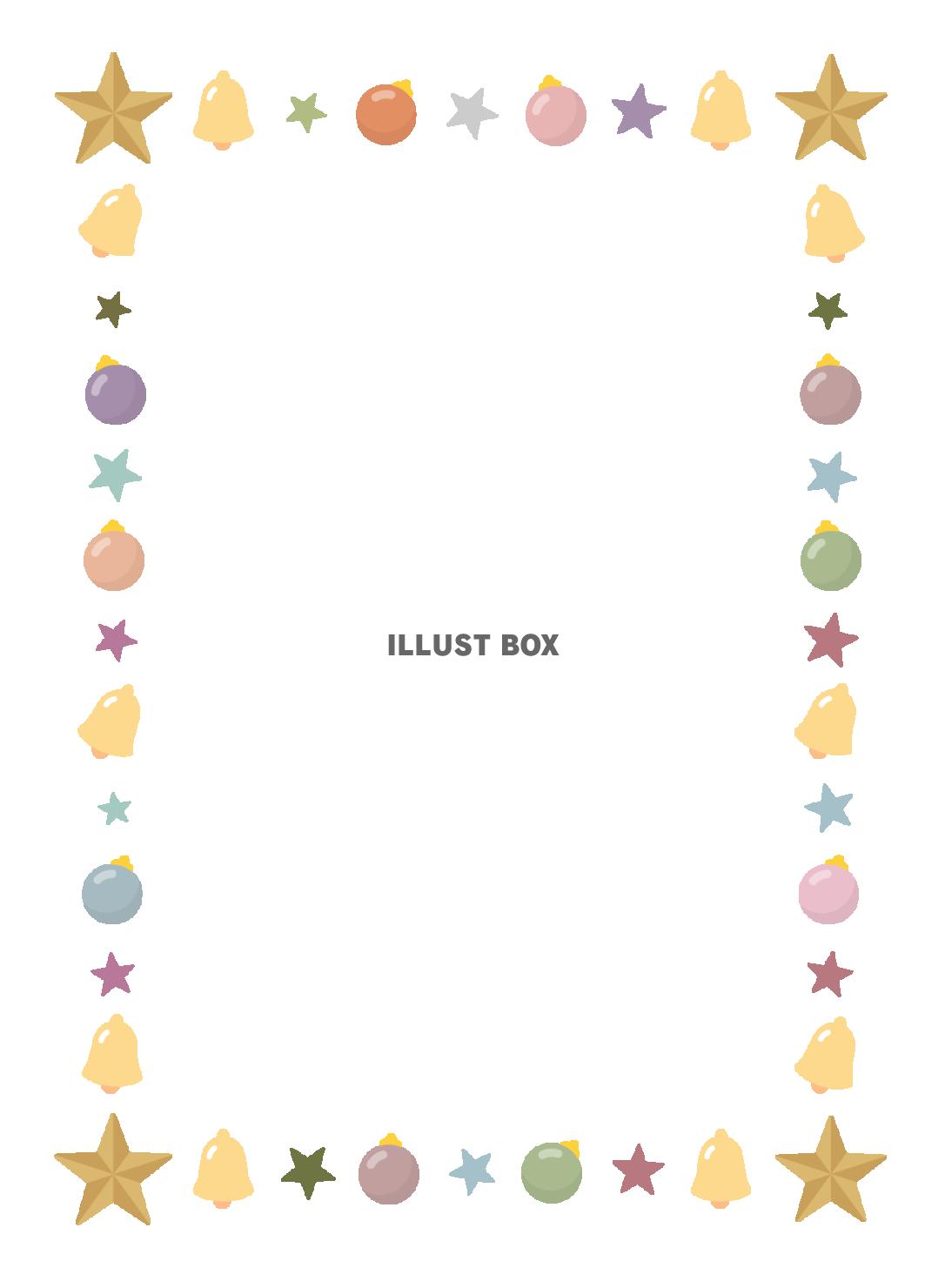 クリスマスのフレーム