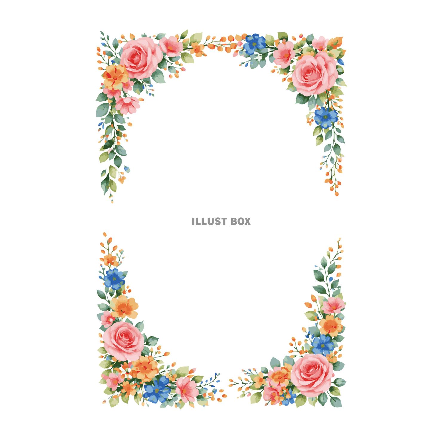 カード用の花飾り