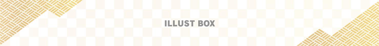 和柄の横長バナー