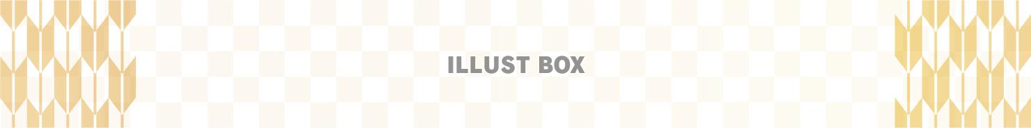 和柄の横長バナー