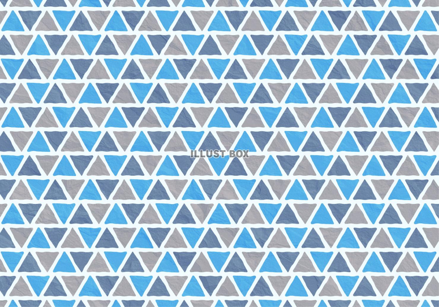 北欧風の三角形の背景素材（青）