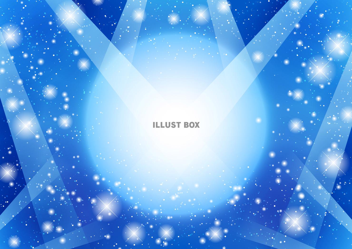 スポットライトステージ背景・横・青