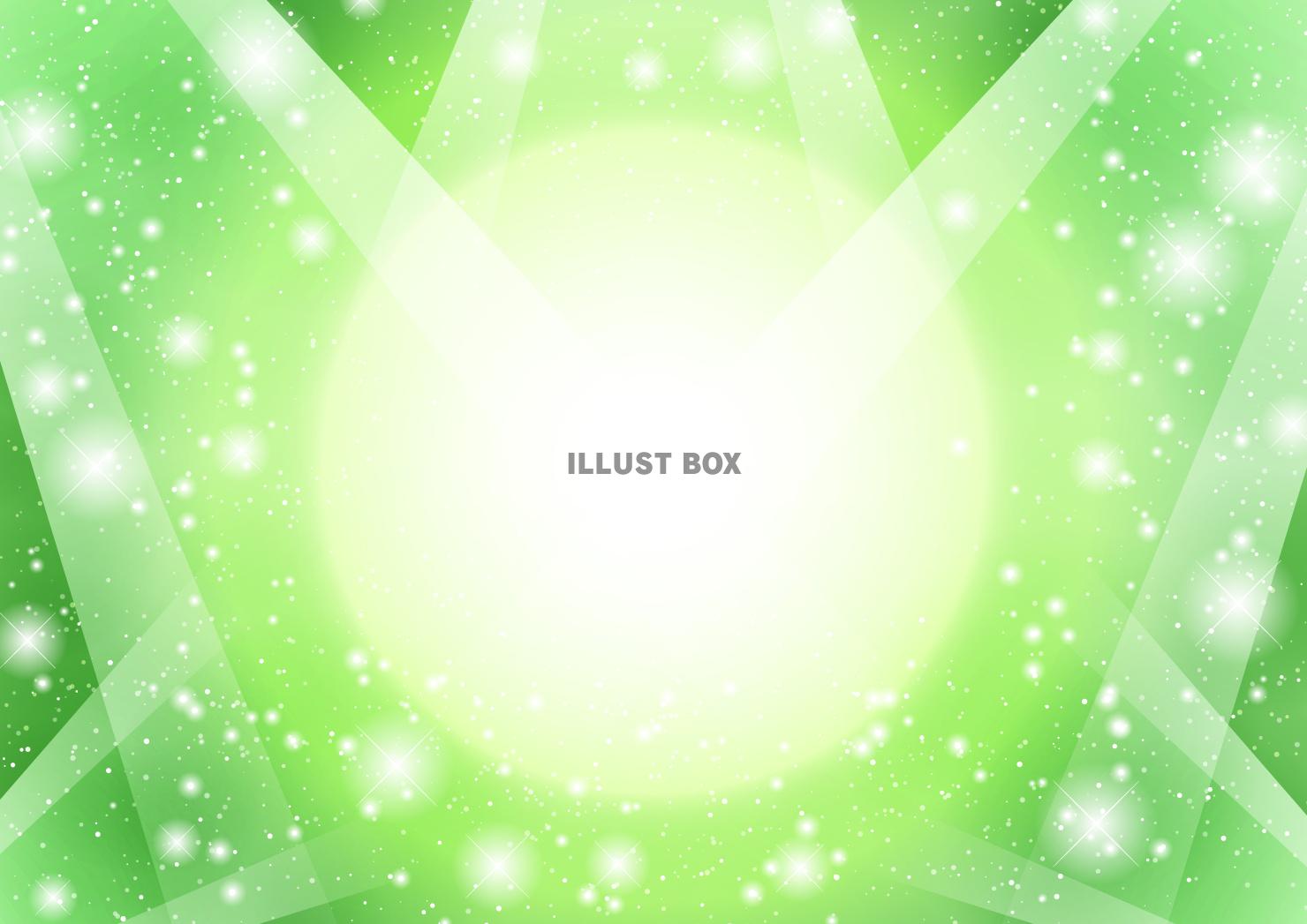 スポットライトステージ背景・横・緑