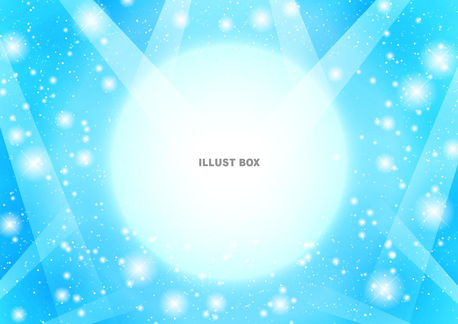 スポットライトステージ背景・横・水色