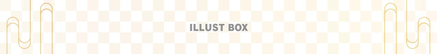 和柄の横長バナー