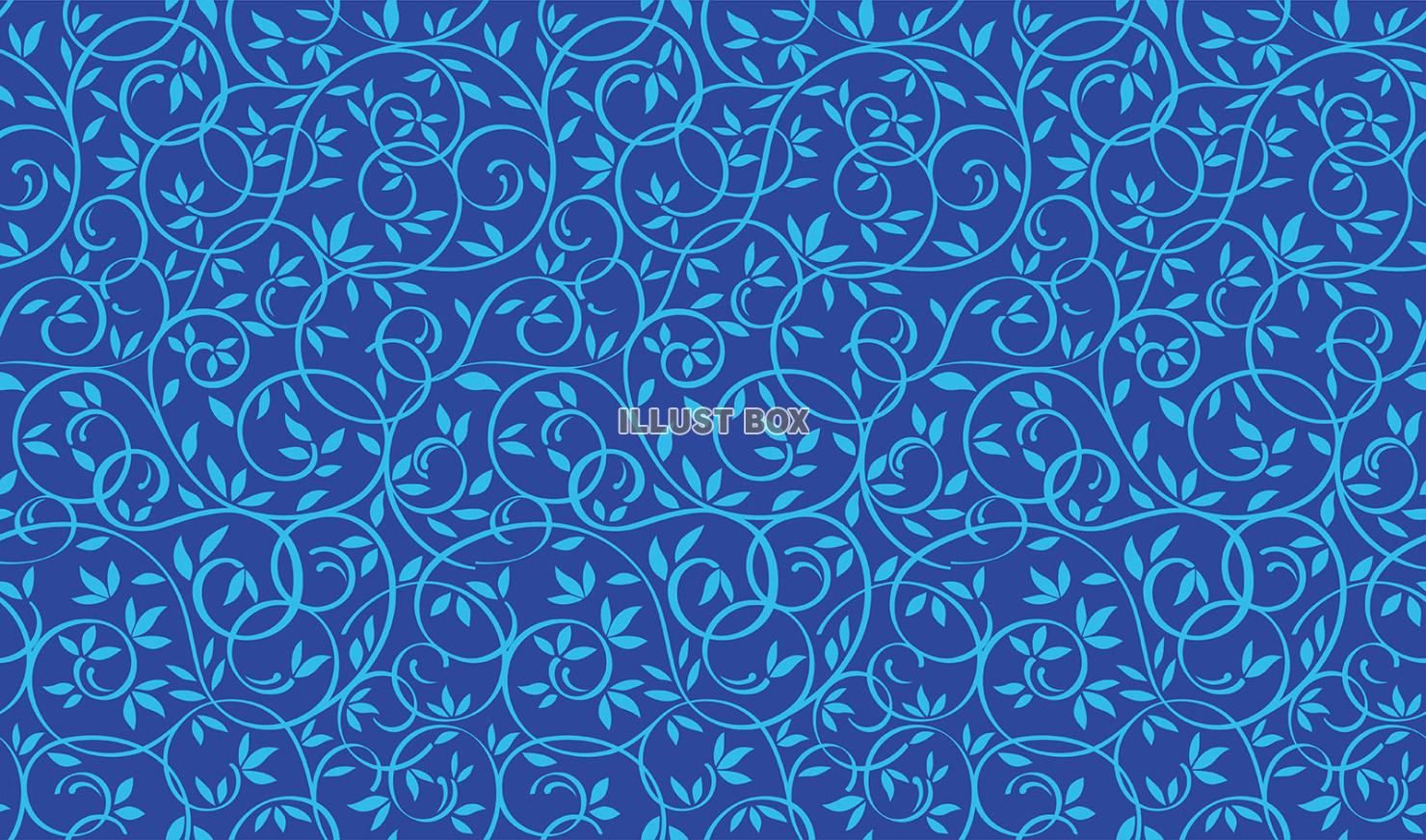 縦横両方向にシームレスな植物のパターンイラスト