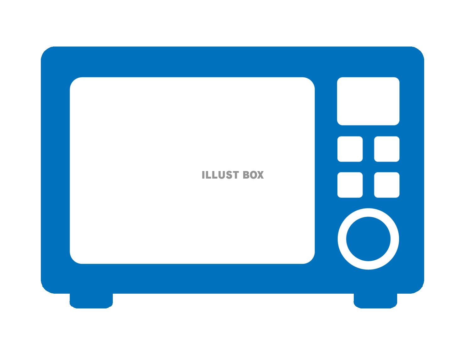 電子レンジのアイコン（オーブンのマーク）
