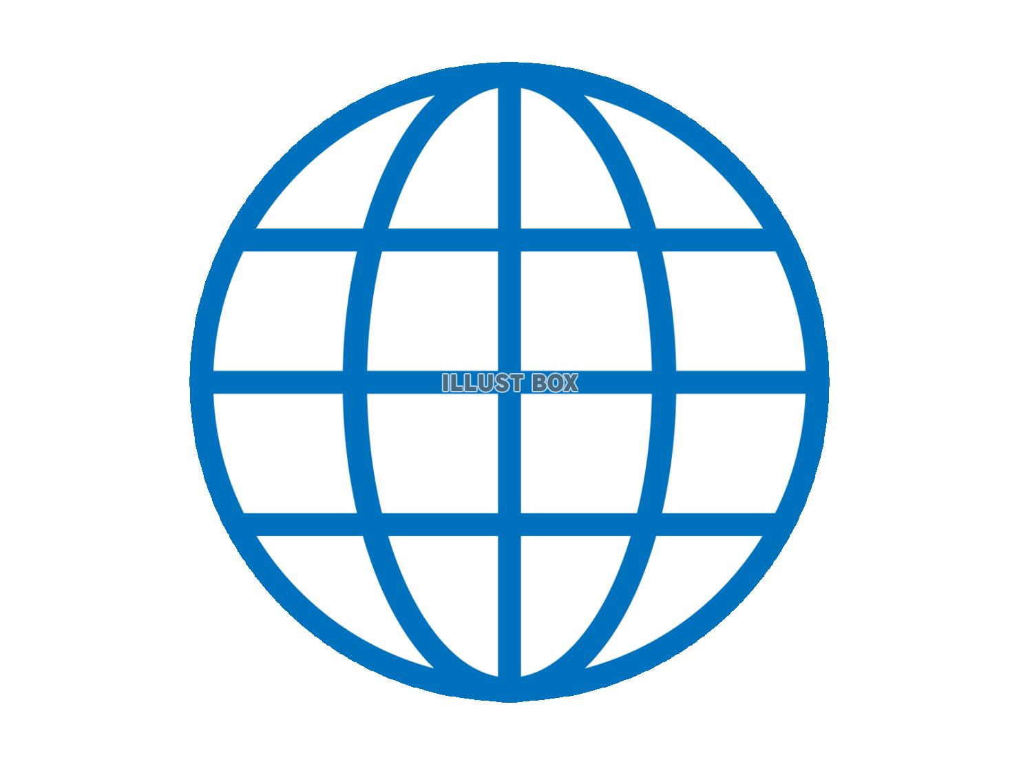 地球アイコン（グローバルマーク）