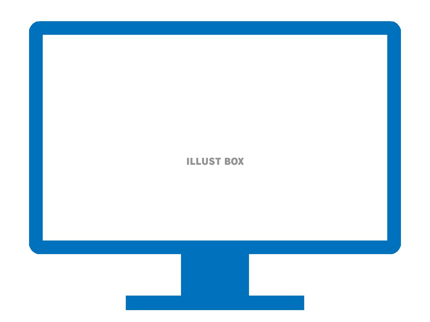 パソコンのモニター（画面）のアイコン