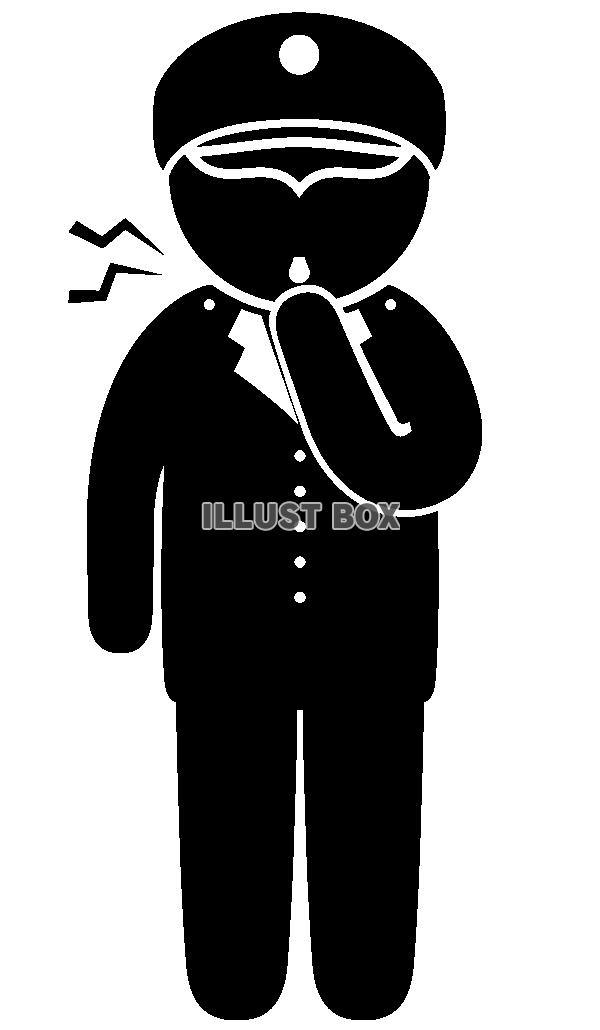 警察官-笛-ピクト