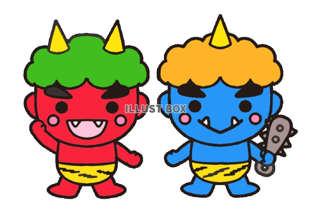 赤鬼青鬼　透過png