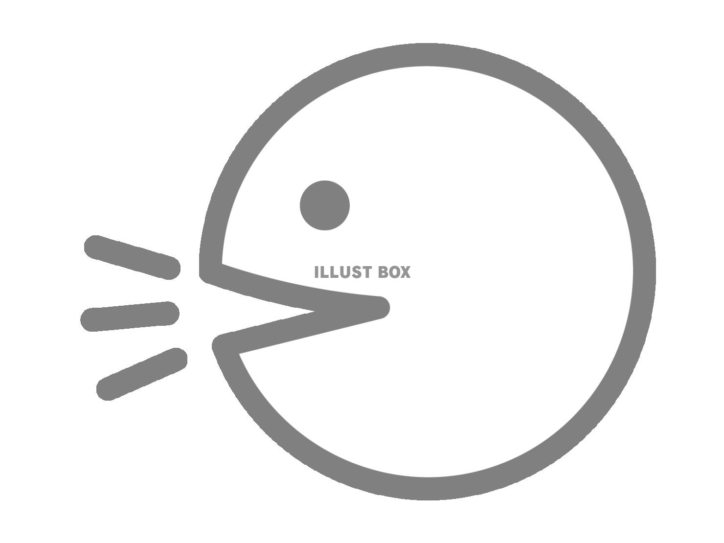 トークのアイコン（話すマーク）