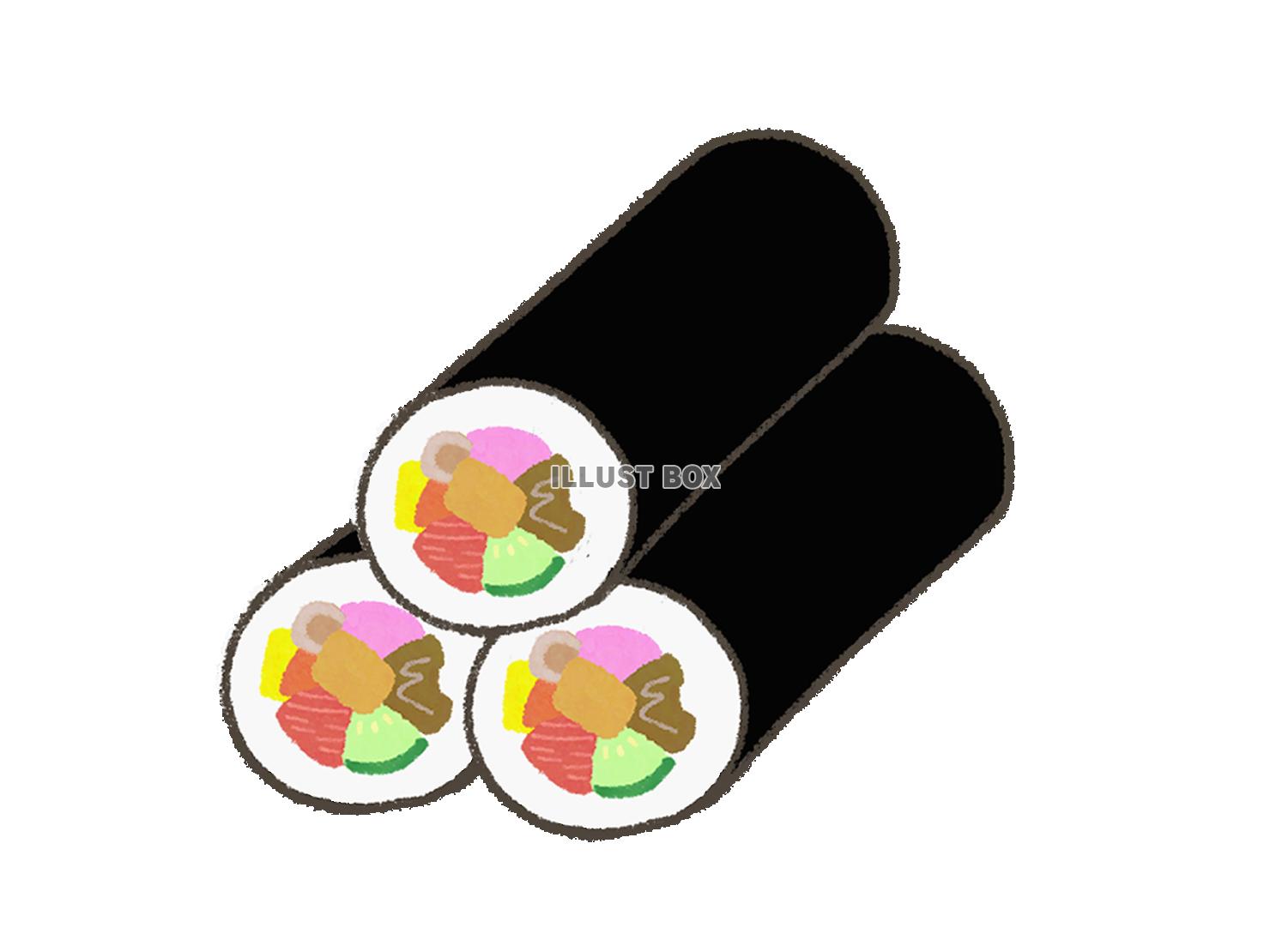 恵方巻き（PNG）