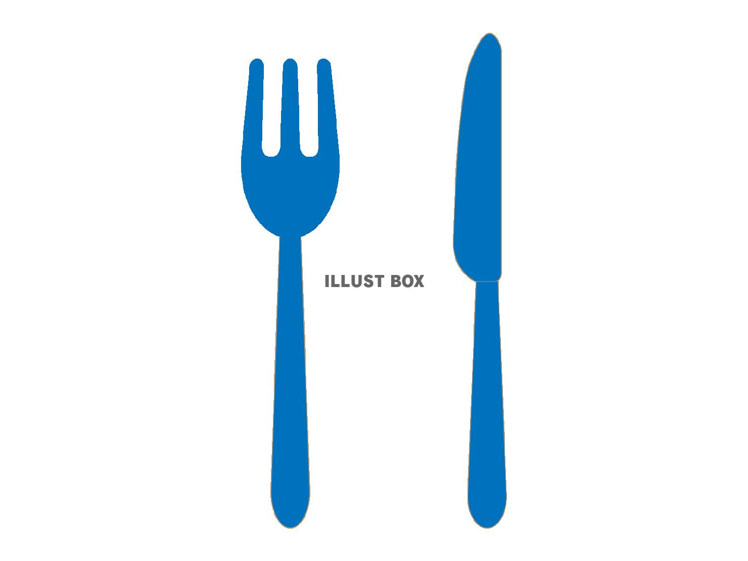 カトラリーのアイコン（フォークとナイフ）