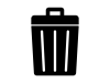 ごみ箱アイコン（削除マーク）