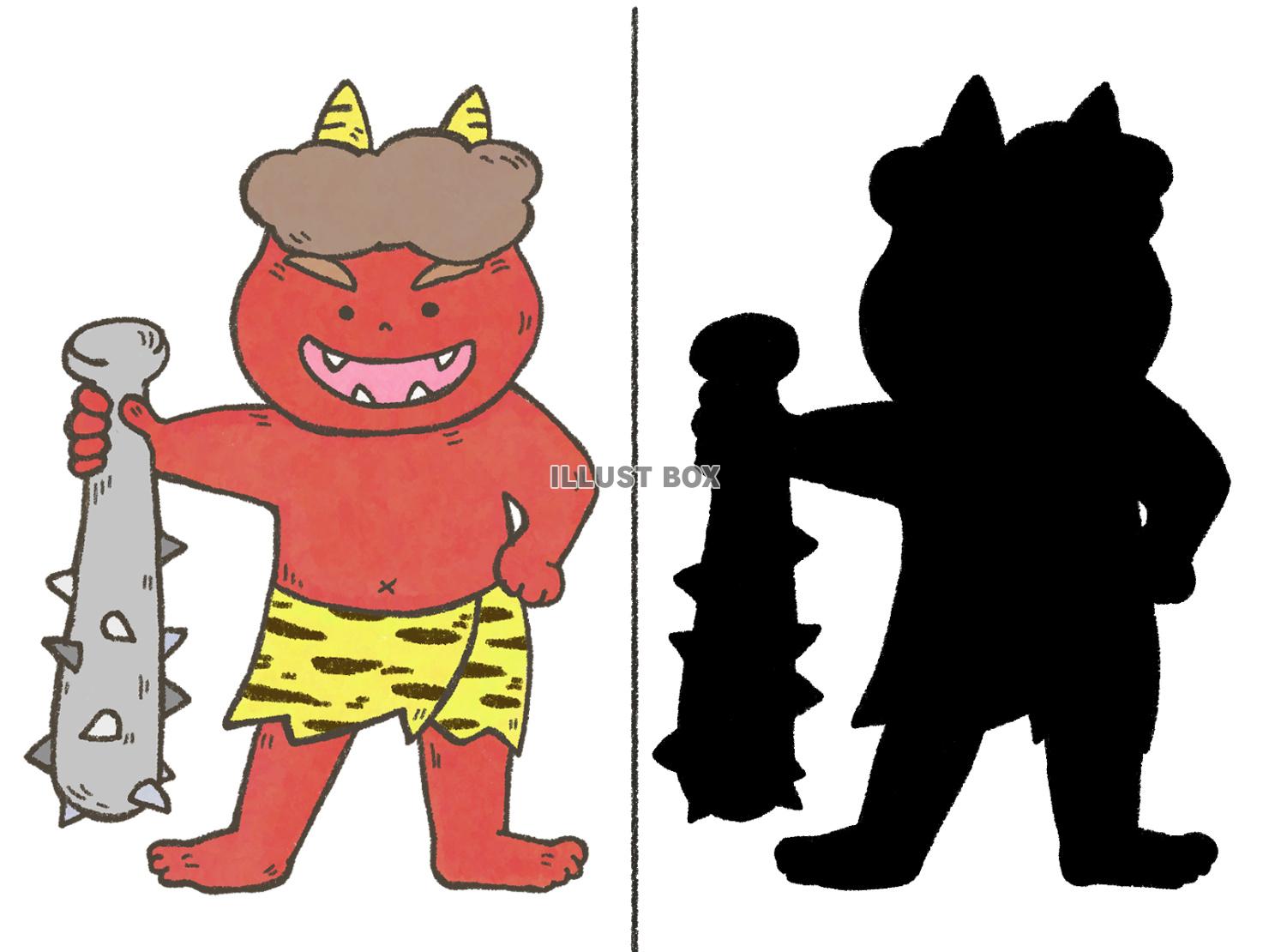 シルエットクイズ〜赤鬼〜