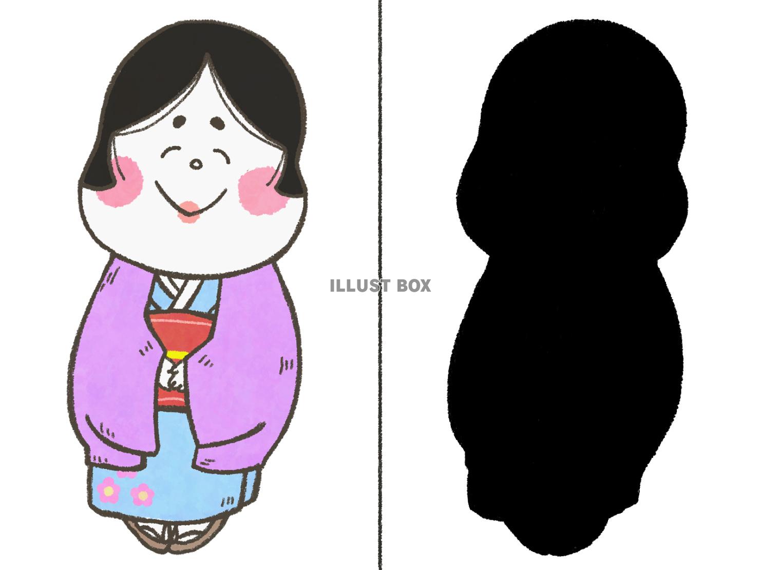 シルエットクイズ〜お福さん〜