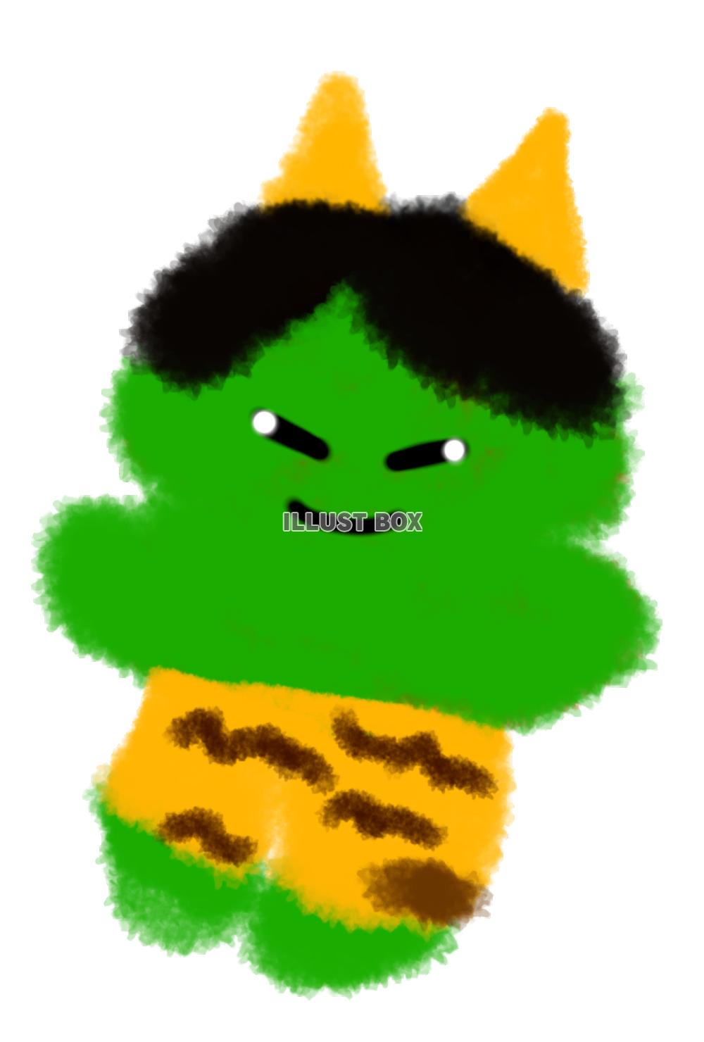 緑鬼イラスト