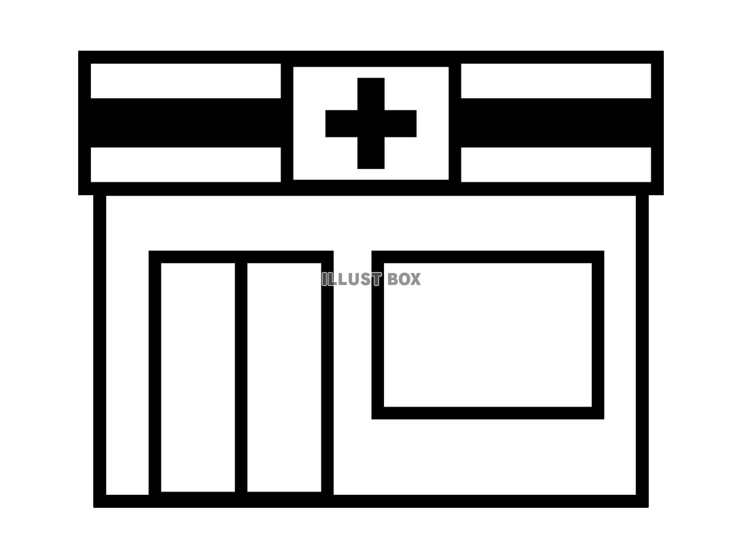 薬局のアイコン（ドラッグストアのマーク）