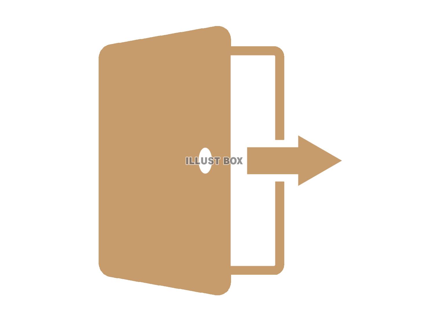 ログアウトのアイコン（マーク）