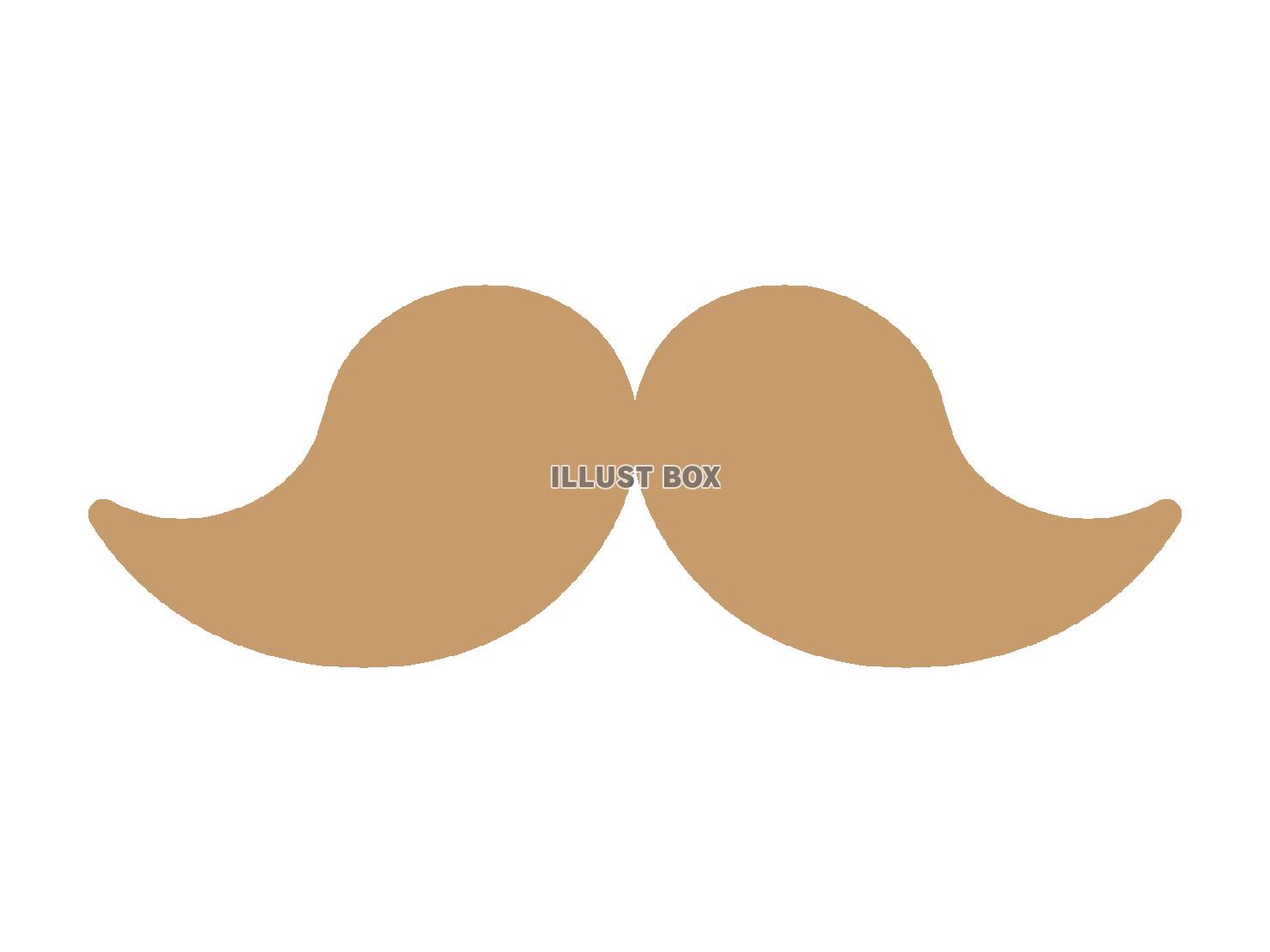 髭のアイコン（つけひげマーク）