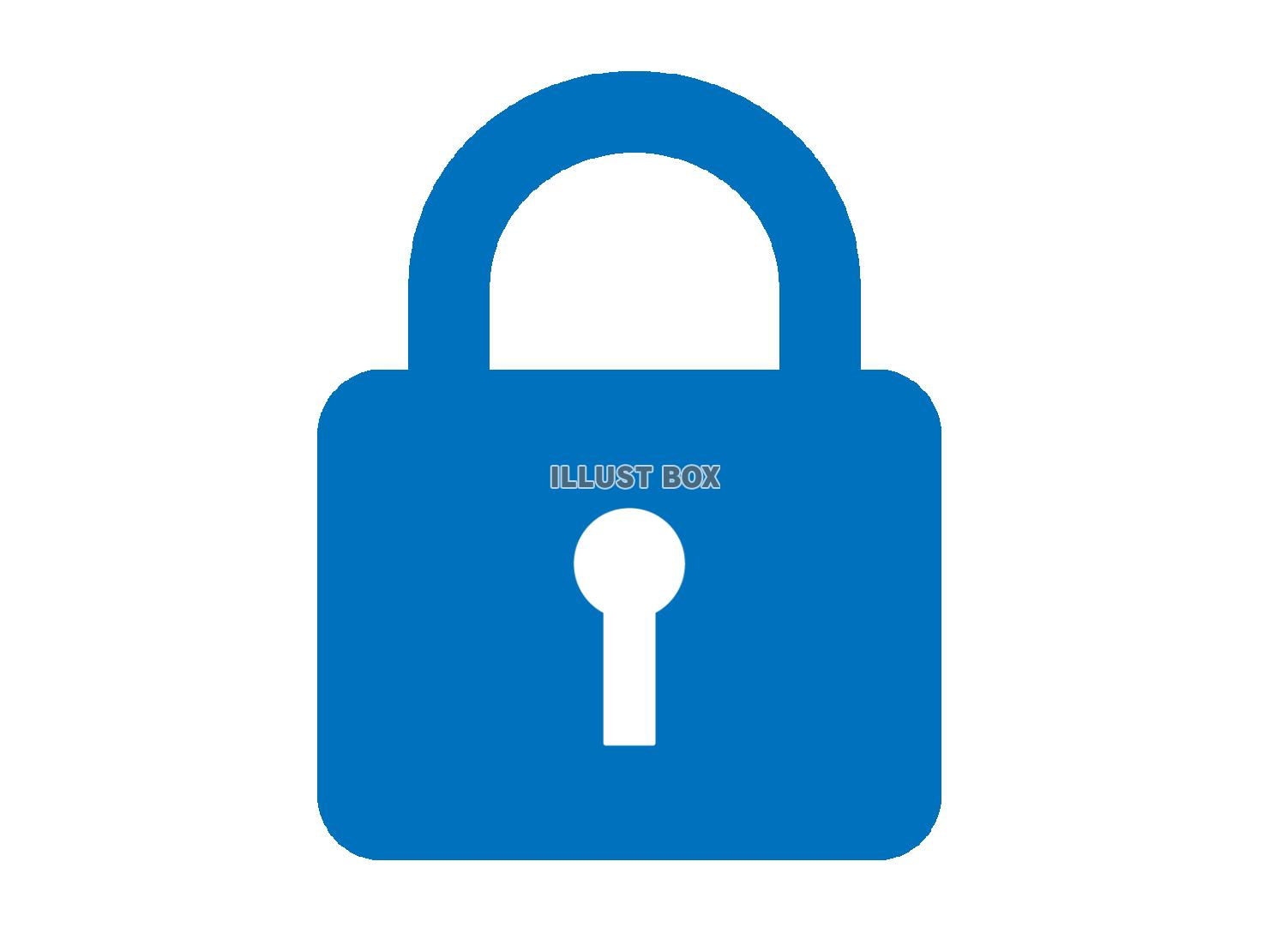 南京錠のマーク（鍵の施錠のアイコン）