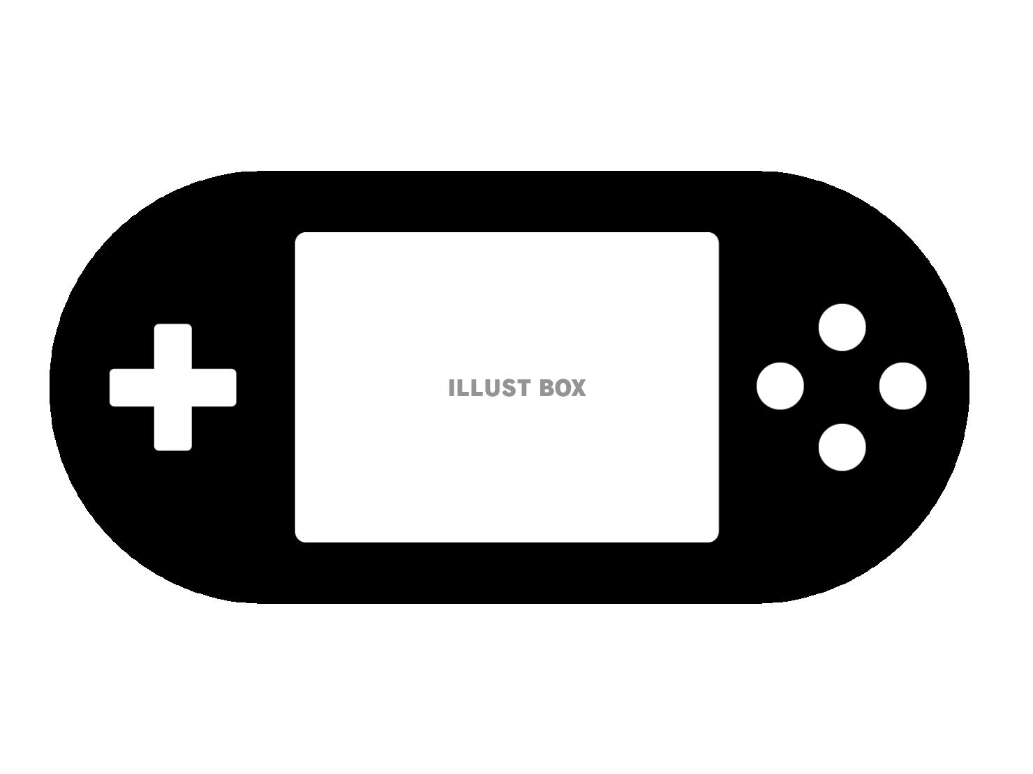 ゲーム機のシルエットアイコン