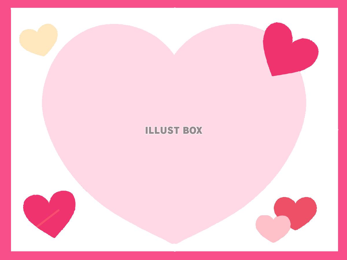 ハート型フレーム　透過png