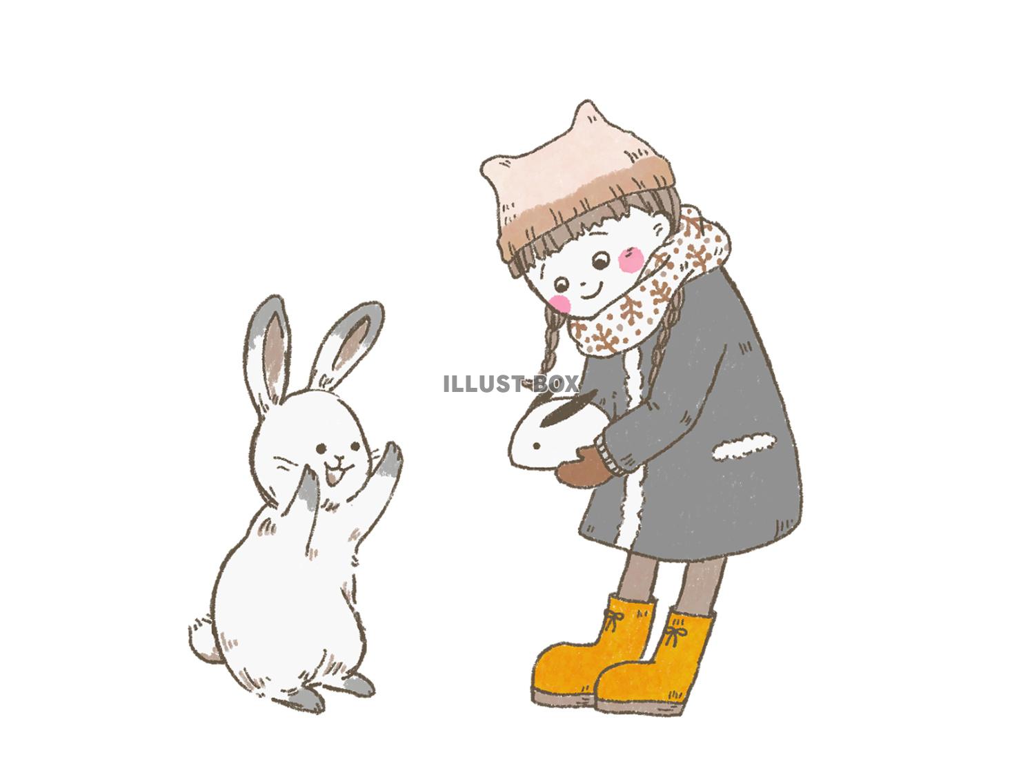 雪うさぎどうぞ（JPG）