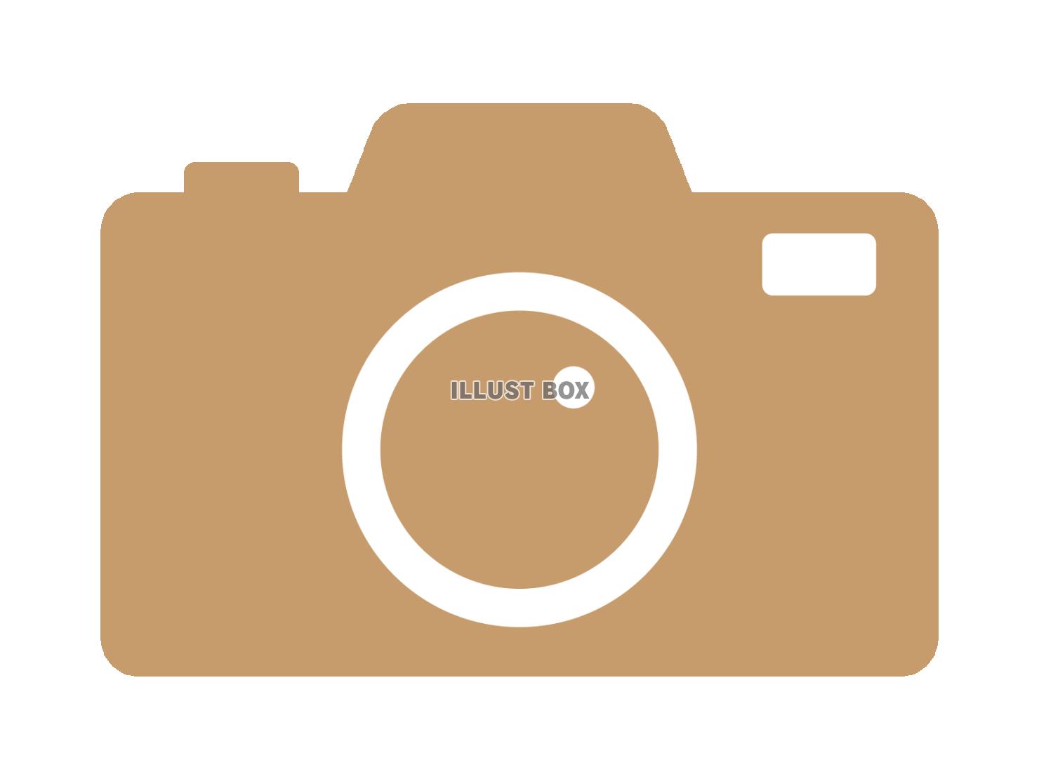 カメラのアイコン（撮影シルエット）