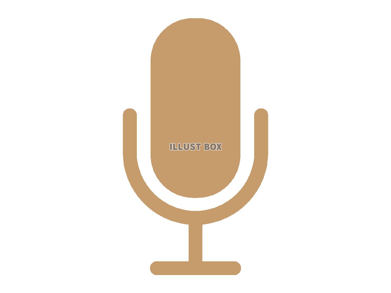 マイクのマーク（録音アイコン）