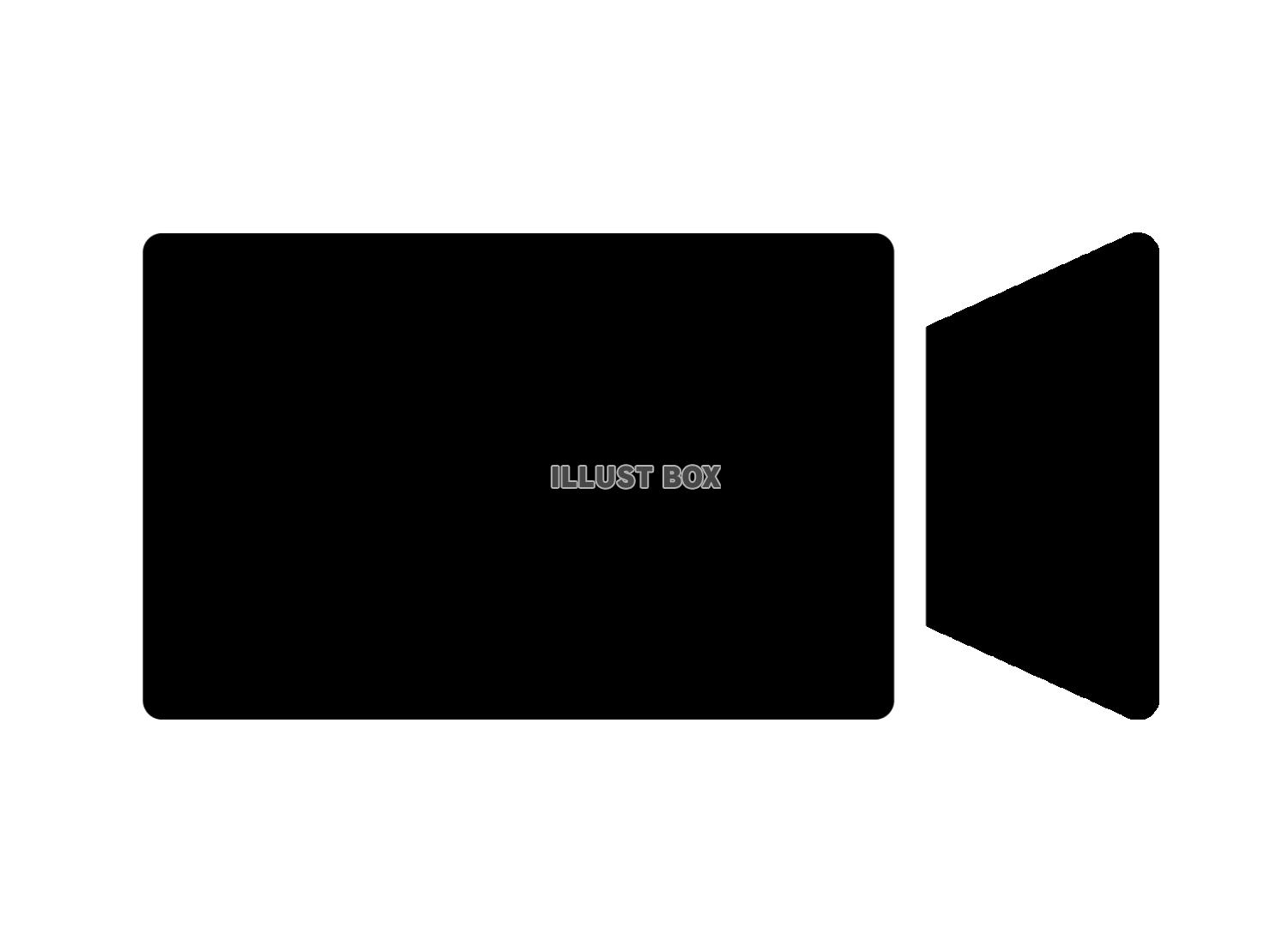 ビデオカメラのマーク（撮影のアイコン）