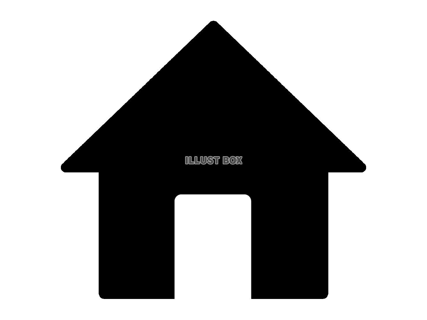 ホームのアイコン（家のシルエット）