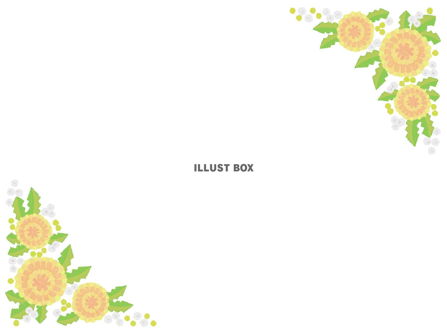 たんぽぽフレーム（PNG）