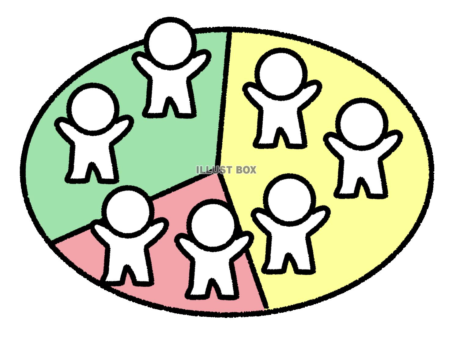 3つの領土と住む棒人間