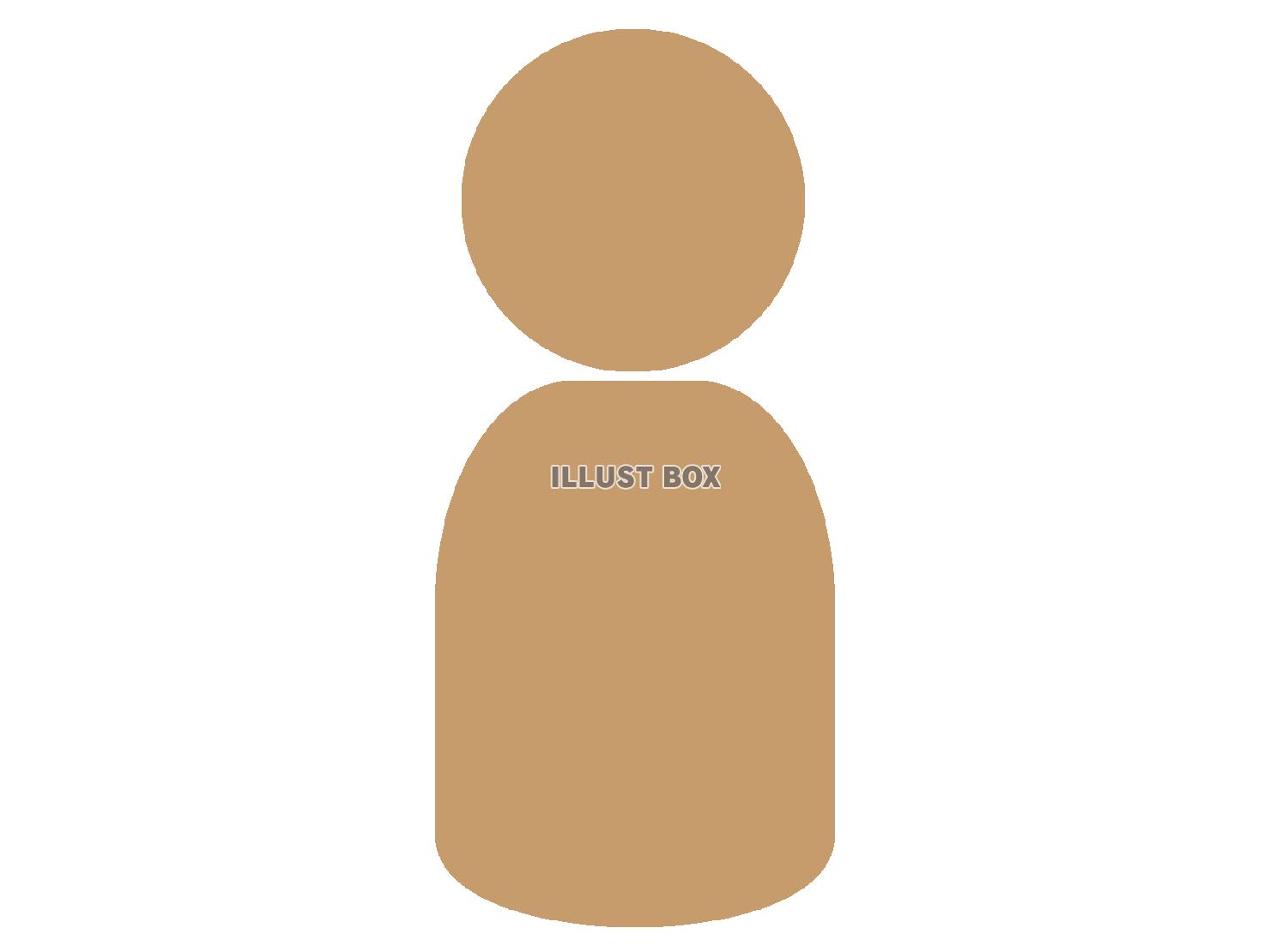 人物シルエット（ユーザーアイコン）