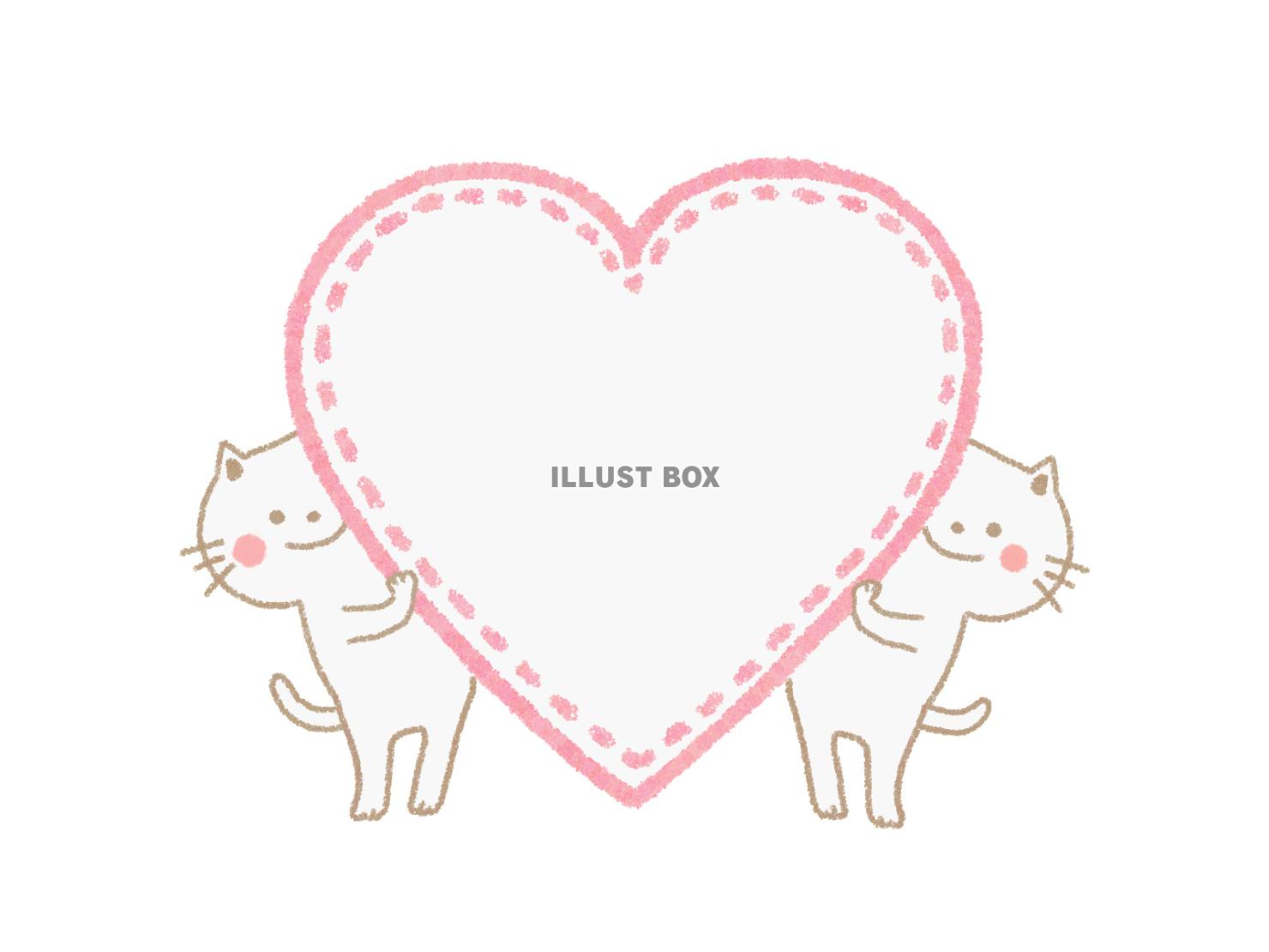 ハートと猫（jpg）