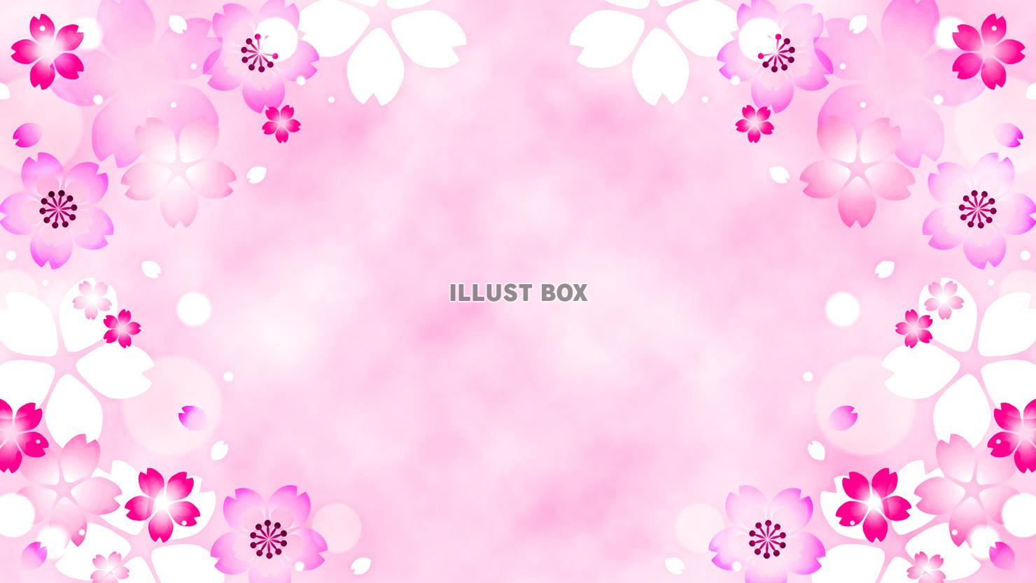 和風な桜の背景