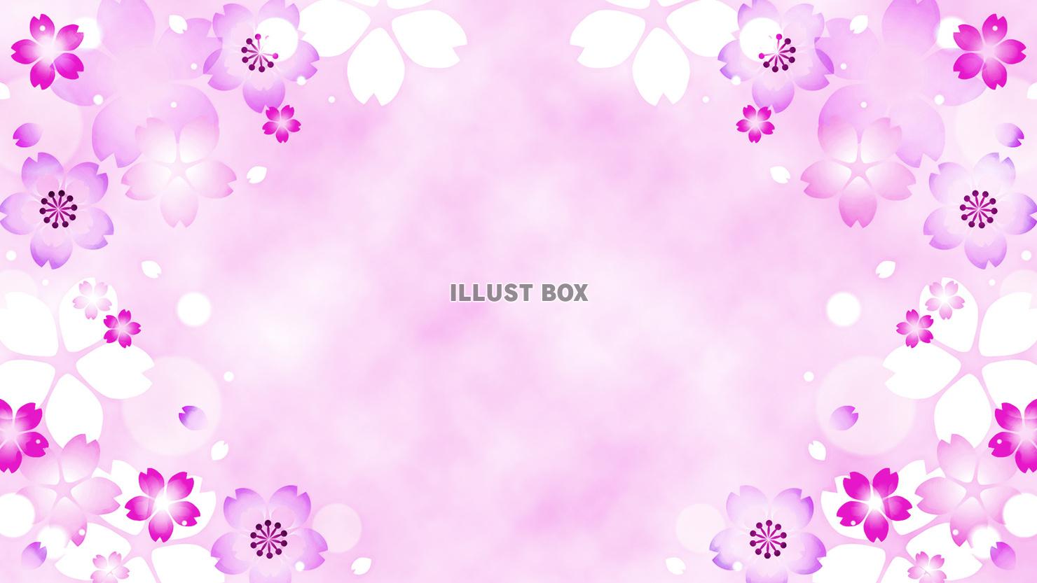 和風な桜の背景