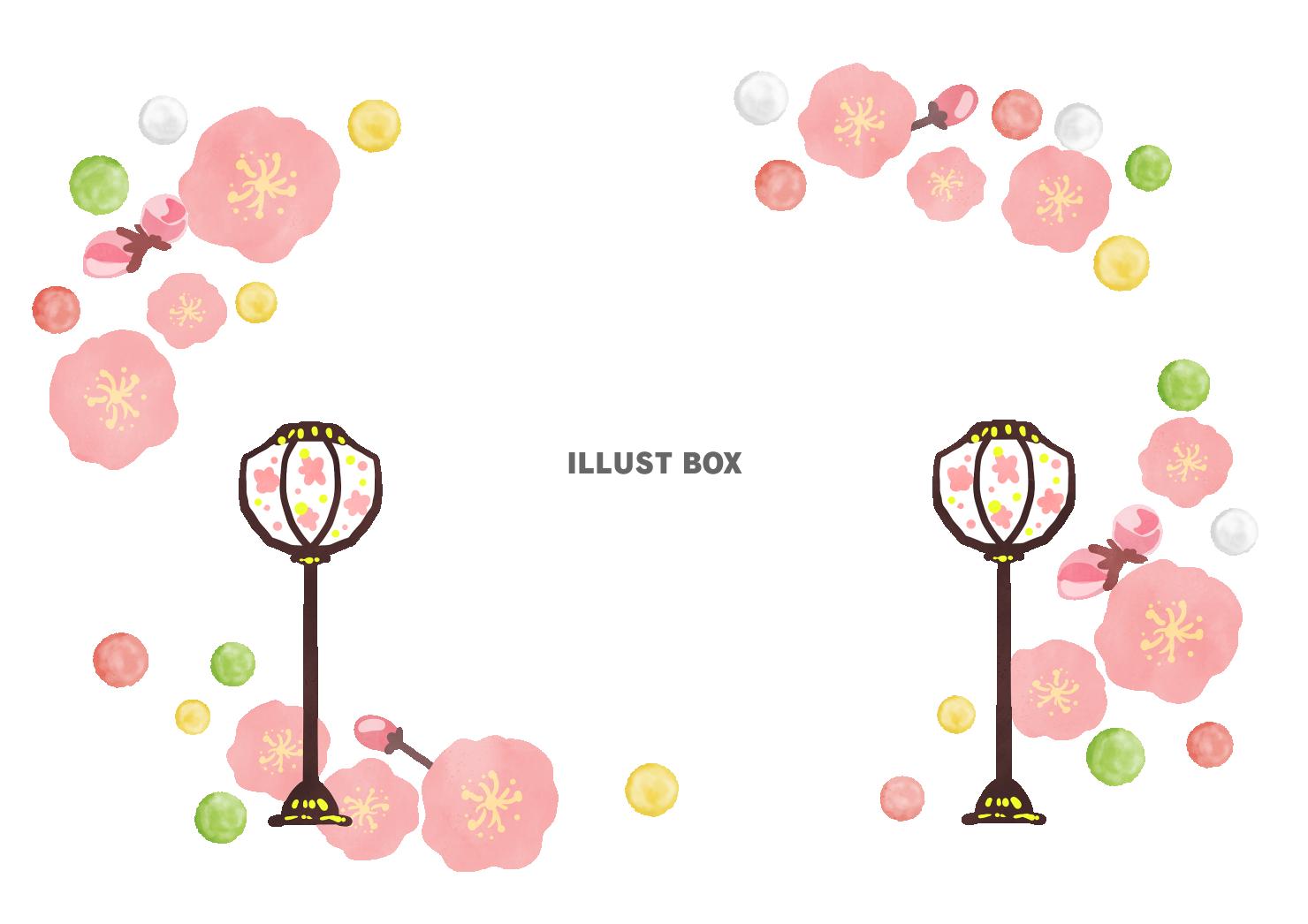 ひな祭りのフレーム