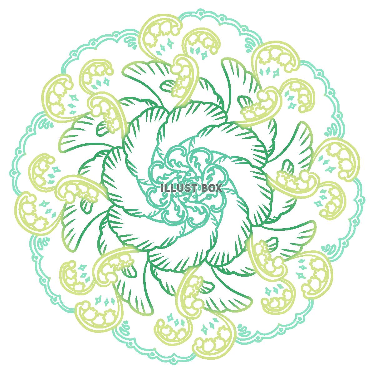 スズランのドイリー