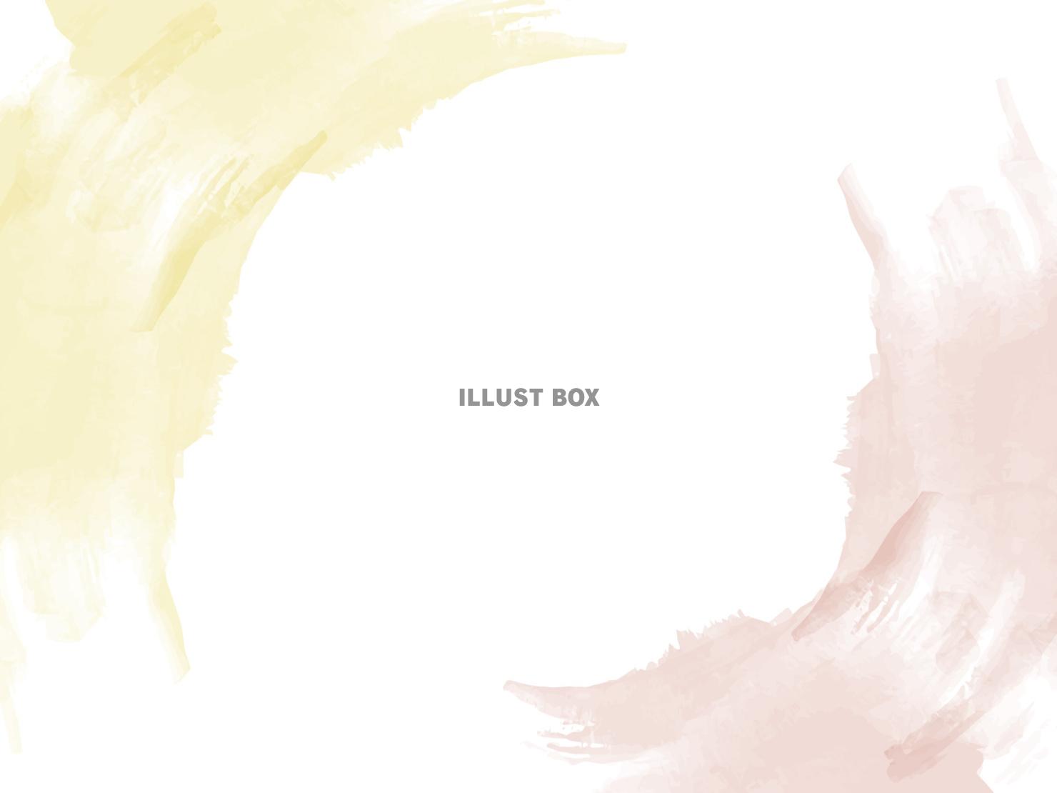 お洒落でモダンな水彩風のフレーム背景