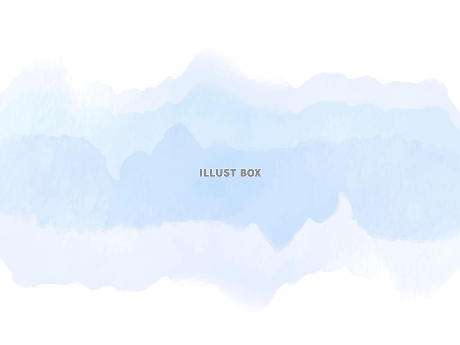 お洒落なブルーの水彩テクスチャの背景