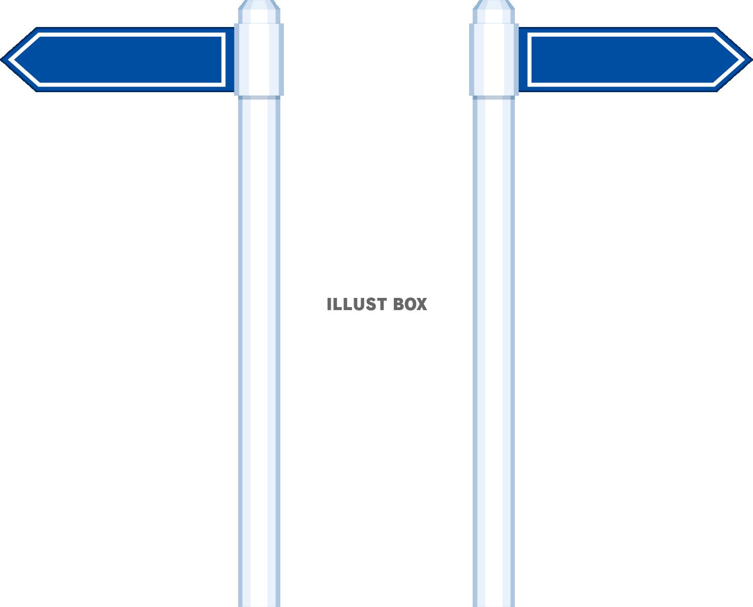 おしゃれな道案内の標識フレーム　セット